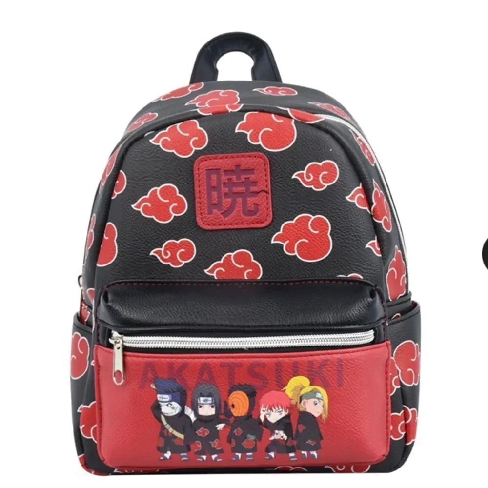 Naruto Red Clouds Akatsuki Mini Backpack NWT